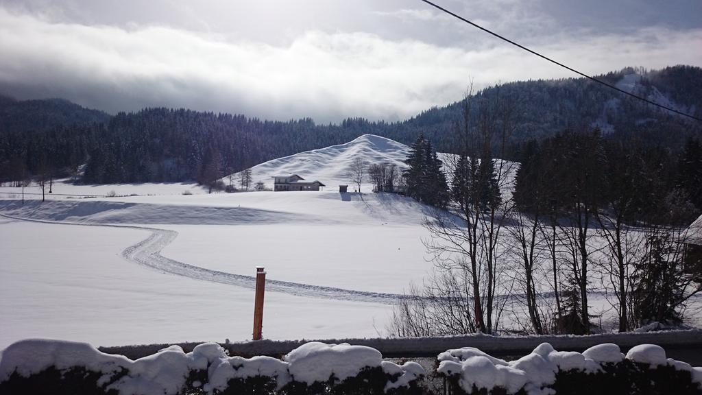 Apartmán Haus Alpina Weissensee Exteriér fotografie